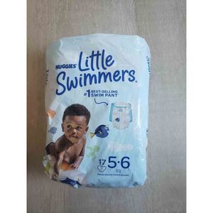 ⭐$3, Open bag of  Huggies swim diapers 10 left unused . Size 5/6
